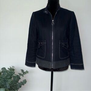 Ann Taylor Navy Blazer Jacket size 8